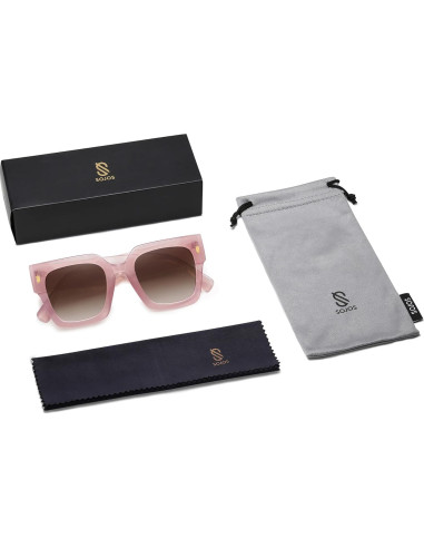 Gafas de sol grandes SOJOS SJ2194 UV400 para mujeres