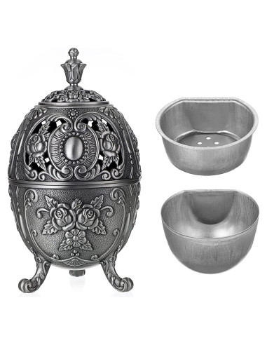Soporte de Incienso Vintage JUXYES con Recipientes Removibles