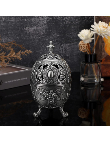 Soporte de Incienso Vintage JUXYES con Recipientes Removibles