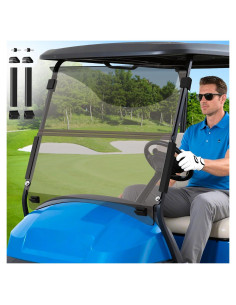 Parabrisas de Carrito de Golf AFFLUENT Tinteado Plegable 2004+