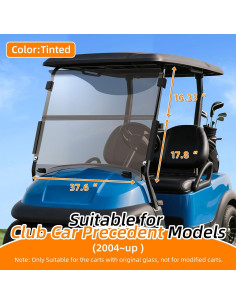Parabrisas de Carrito de Golf AFFLUENT Tinteado Plegable 2004+ 2