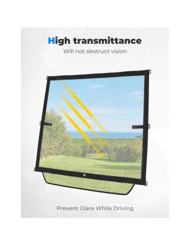 Parabrisas Plegable KEMIMOTO para Carro de Golf EZGO TXT 1994-2013