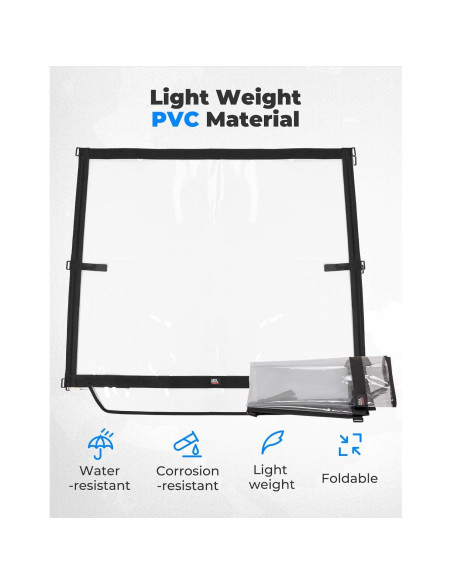 Parabrisas Plegable KEMIMOTO para Carro de Golf EZGO TXT 1994-2013