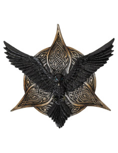 Quemador de Incienso Pacific Giftware Cuervo Celta 14.5 cm