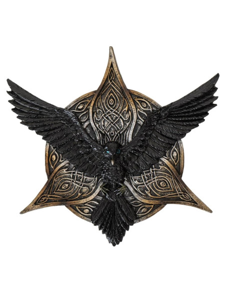 Quemador de Incienso Pacific Giftware Cuervo Celta 14.5 cm