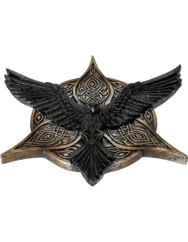 Quemador de Incienso Pacific Giftware Cuervo Celta 14.5 cm