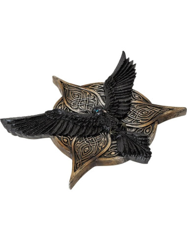 Quemador de Incienso Pacific Giftware Cuervo Celta 14.5 cm