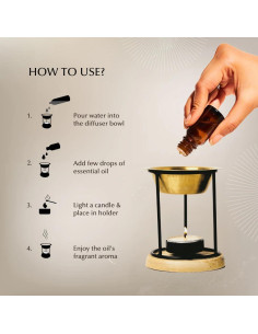 Difusor de Aceite Esencial Dukhni Clásico con Vela 150ml 2