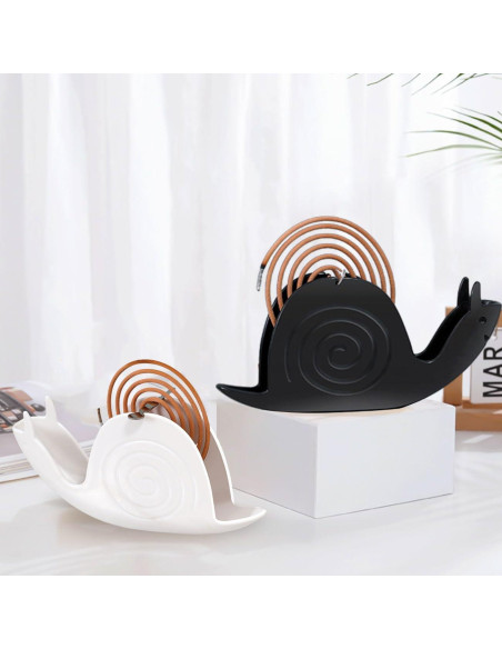 Soporte para espirales de mosquito TONGZHIY Negro 11.4cm