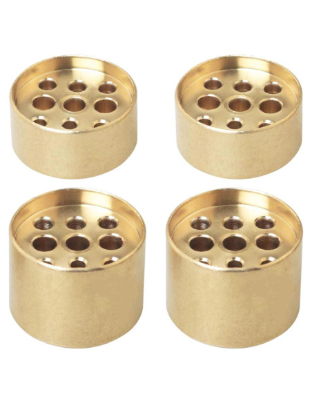 4 Soportes de Incienso Dorados Vintage WHYHKJ - Nueve Agujeros