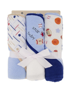 Toallas con Capucha Cudlie para Bebé - Paquete de 3 All Star 2