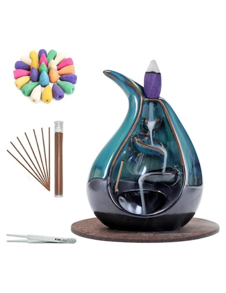 Soporte de Incienso Cerámica Direkame Dispensador de Vino 30 Conos