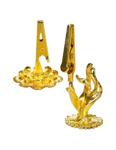 Soporte de Incienso Buda Healifty - Mini Metal 3x4cm