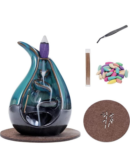 Soporte de Incienso Cerámica Direkame Dispensador de Vino 30 Conos