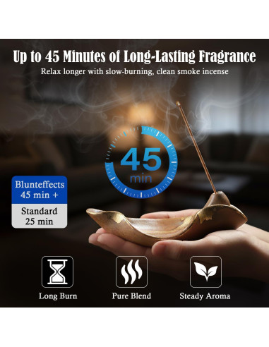 Varitas de Incienso Tulasi Blunt Action - 144 Piezas, Aromaterapia