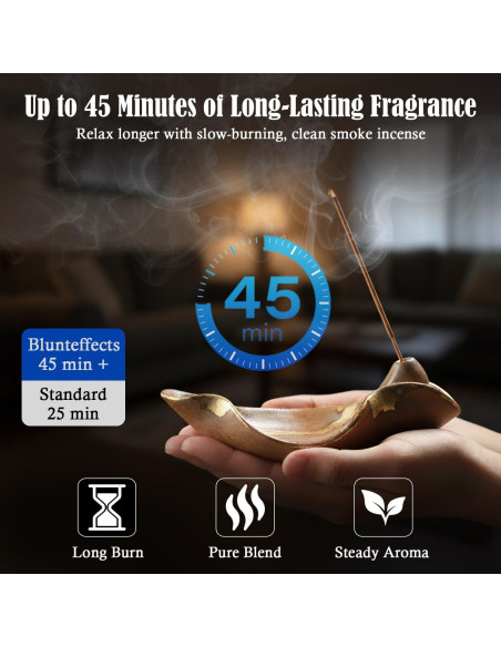 Varitas de Incienso Tulasi Blunt Action - 144 Piezas, Aromaterapia