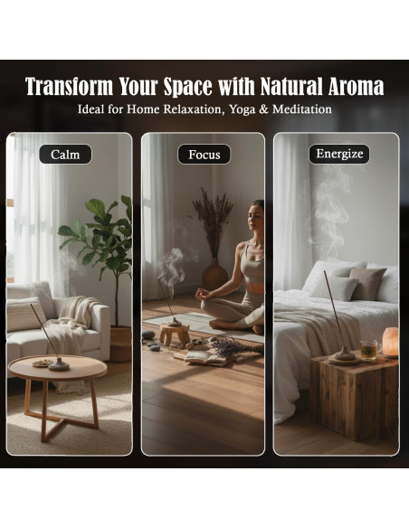 Varitas de Incienso Tulasi Blunt Action - 144 Piezas, Aromaterapia