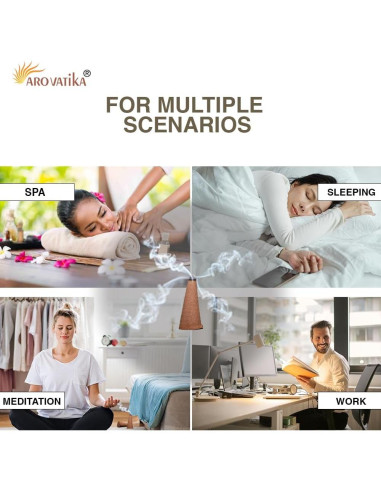 Conos de Incienso ARO VATIKA Sangre de Dragón 120 Unidades