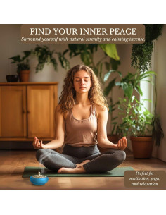 Kit de quemador de incienso en polvo TUDMOEOL - Azul 2