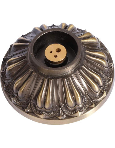 Soporte de Incienso Focket de Bronce con Relieve Dragón 8.5x7cm