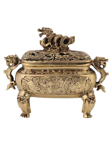 Soporte de Incienso Dragón Chino Walfront de Cobre 0.61 kg