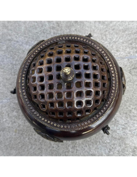 Horno de Incienso Colgante DharmaObjects Cobre 14x11.4 cm