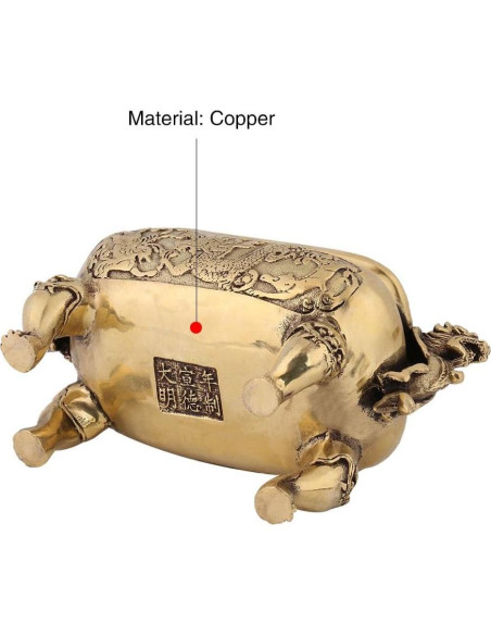 Soporte de Incienso Dragón Chino Walfront de Cobre 0.61 kg