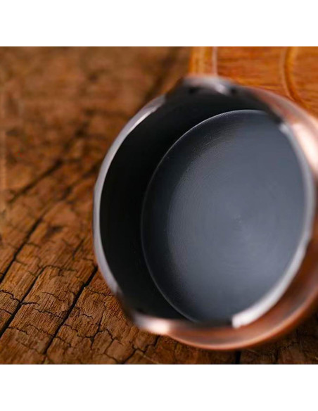 Quemador de Incienso Circular CHENSHUO Bronce Mini 3.8cm