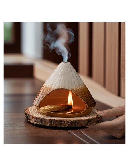 Horno de Incienso de Cerámica Genérico Monte Fuji 14.2 cm