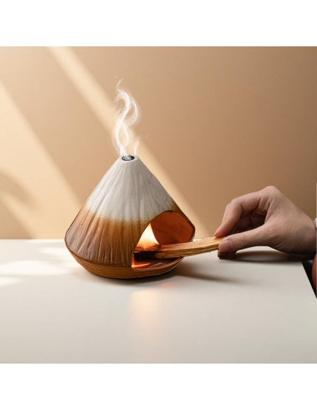 Horno de Incienso de Cerámica Genérico Monte Fuji 14.2 cm