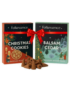 Conos de Incienso Retroceso Folkulture Navidad 20 Piezas