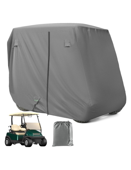 Cubierta de Lluvia para Carro de Golf CartClan 420D Impermeable