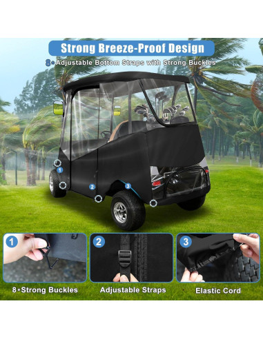 Cubierta de Carrito de Golf MOSNAI 2 Pasajeros Impermeable