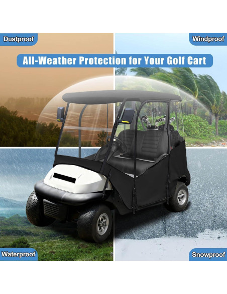 Cubierta de Carrito de Golf MOSNAI 2 Pasajeros Impermeable