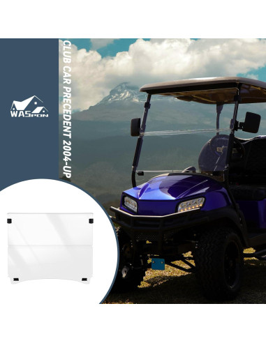 Parabrisas Plegable SHUNCHENXIANG para Carrito Golf Club Car Precedent 2004+