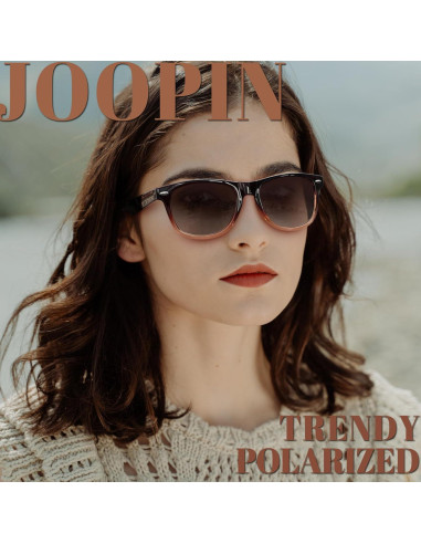 Gafas de sol Joopin cuadradas polarizadas UV400 para hombres y mujeres