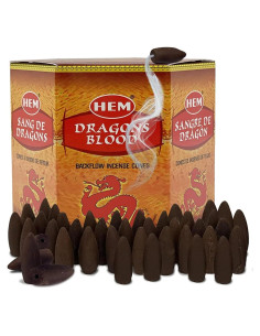 Conos de Incienso TRUMIRI Sangre de Dragón - 40 Unidades Naturales