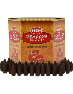 Conos de Incienso TRUMIRI Sangre de Dragón - 40 Unidades Naturales 2