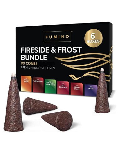 Conos de Incienso Fumino 90 Piezas Aromas Naturales