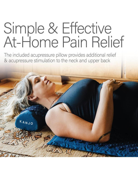 Conjunto Almohadilla y Almohada Acupresión Kanjo - Alivio Dolor