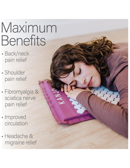 Conjunto Almohadilla y Almohada Acupresión Kanjo - Alivio Dolor