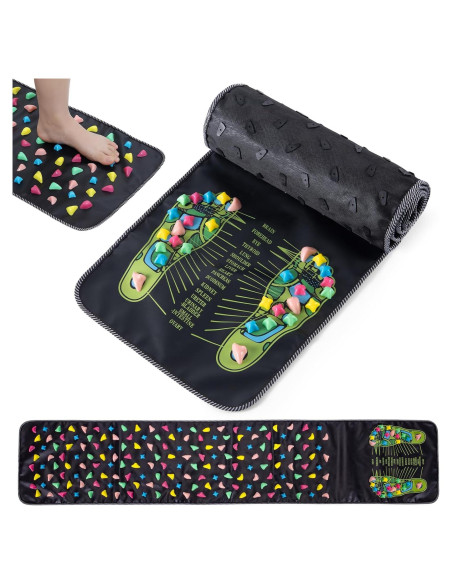 Alfombrilla de Masaje para Pies Worive 175x35 cm Acupresión