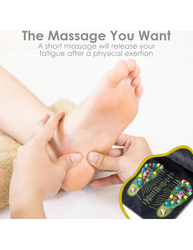 Alfombrilla de Masaje para Pies Worive 175x35 cm Acupresión