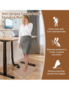 Alfombrilla de Masaje para Pies Huizhou 50x30 cm Antifatiga 2