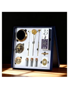 Kit de quemador de incienso RE RELIURE con polvo y carbón