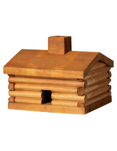 Quemador de Incienso de Madera Paine's Cabaña con 10 Conos