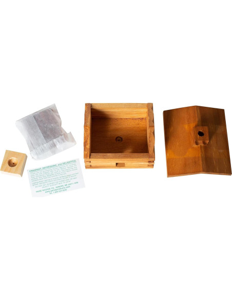 Quemador de Incienso de Madera Paine's Cabaña con 10 Conos