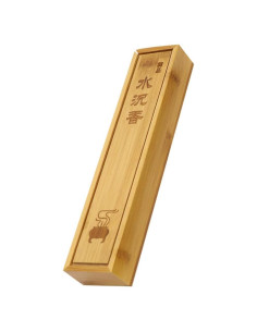 Caja de Almacenamiento para Incienso COHEALI de Bambú 22.5x5x3cm