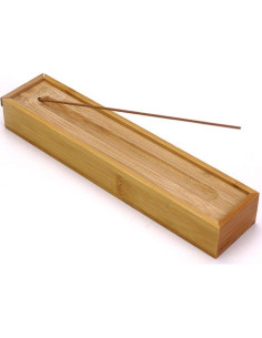 Caja de Almacenamiento para Incienso COHEALI de Bambú 22.5x5x3cm 2