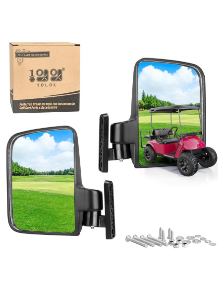 Espejos Laterales Plegables Universales Weitron para Carritos de Golf